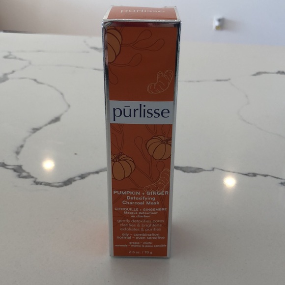 NIB Pūrlisse Pumpkin + Ginger Detoxifying Charcoal Mask - Picture 2 of 9